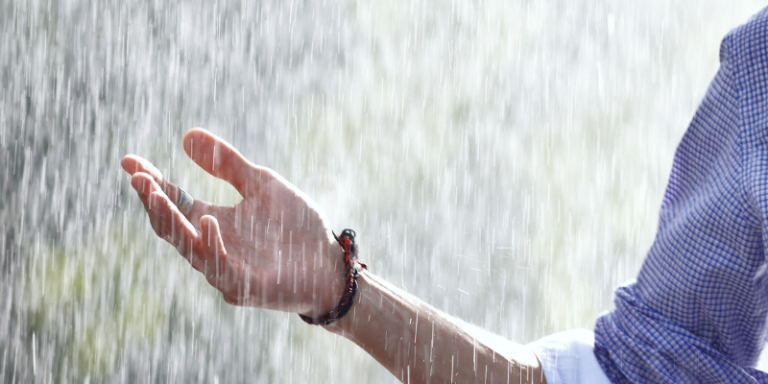 De chuva, de alegria e de saudades…